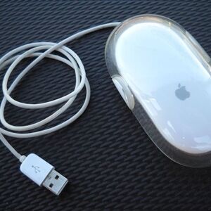 Apple Pro Clear USB Mouse with White Cable